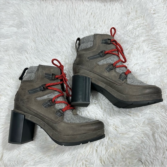 Sorel Blake Lace Up Quarry Boots Womens Sz 8.5 Leather Waterproof Hiking Winter - Picture 4 of 15